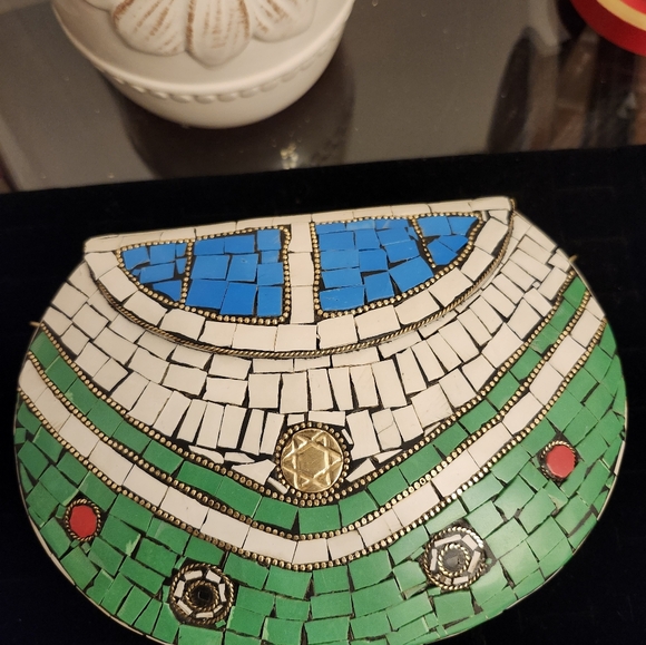 RAMLA  Handmade Mosaic  Bag. - Picture 8 of 10